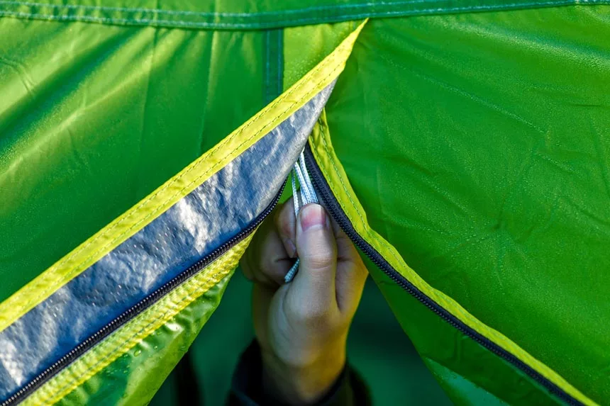 How to Lock Tent From Inside