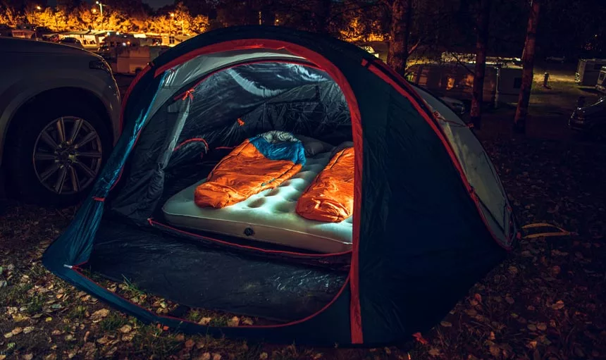 Sleeping accessories for camping