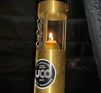 Candle lantern to Heat Tent in Winter Camping