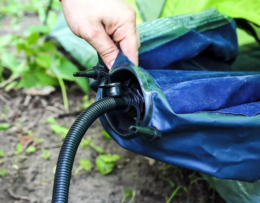 How to Inflate an Air Mattress While Camping